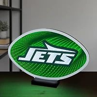 Lumière LED Infinity avec logo des New York Jets