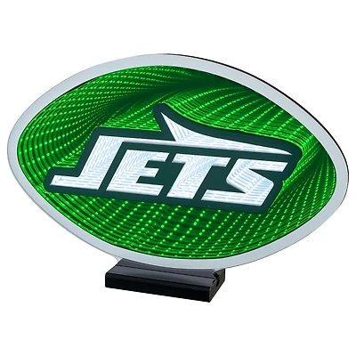 Lumière LED Infinity avec logo des New York Jets