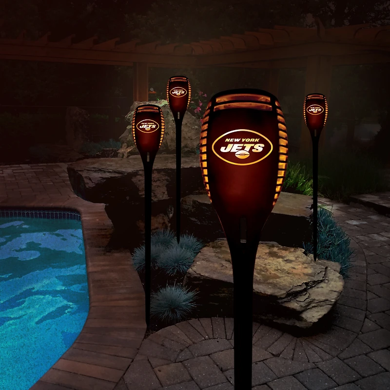 New York Jets LED Solar Torch