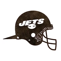 New York Jets Metal Garden Art Helmet Spike