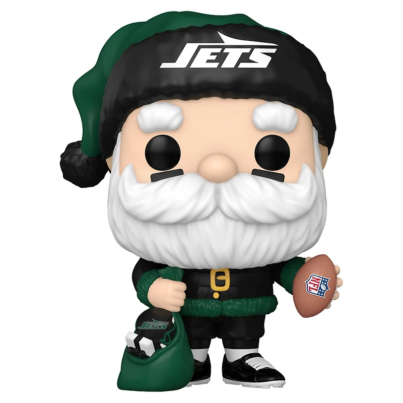 Figurine en vinyle exclusive Fanatics 2024 Funko Pop! du Père Noël des Jets de New York