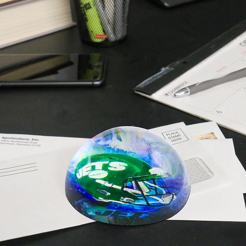 New York Jets Team Pride Dome Paper Weight