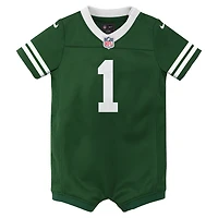 Nike Ahmad Sauce Gardner Legacy Green New York Jets Game Romper Jersey pour nouveau-né et nourrisson