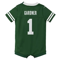 Nike Ahmad Sauce Gardner Legacy Green New York Jets Game Romper Jersey pour nouveau-né et nourrisson