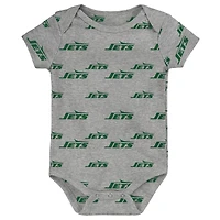 Ensemble 3 pièces pour nouveau-né Outerstuff New York Jets Little Tike