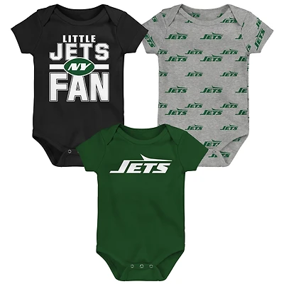 Ensemble 3 pièces pour nouveau-né Outerstuff New York Jets Little Tike