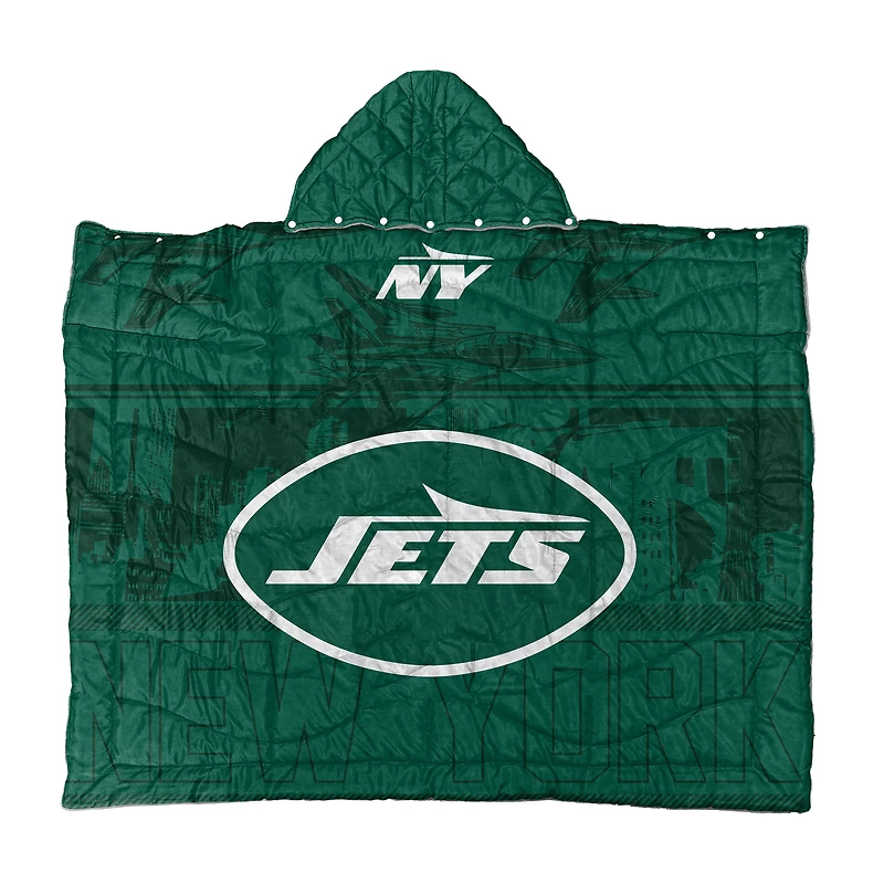 Cape de héros portable Pegasus New York Jets 54" x 70"