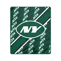 Couverture ultra douce Pegasus New York Jets, 152 x 178 cm (diagonale), doublée, avec logo.