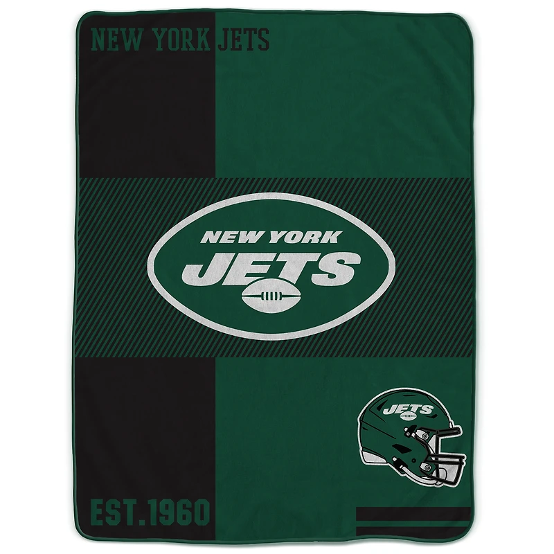 Couverture Sherpa Pegasus New York Jets 60" x 80"