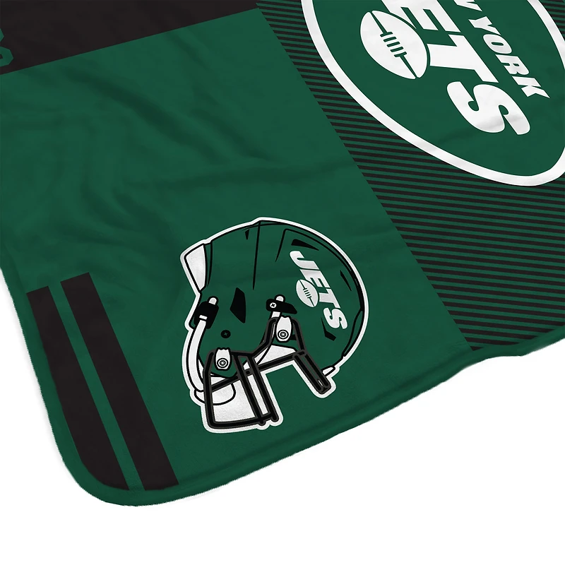 Couverture Sherpa Pegasus New York Jets 60" x 80"