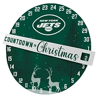 Pegasus New York Jets Compte à rebours jusqu’au panneau mural de Noël