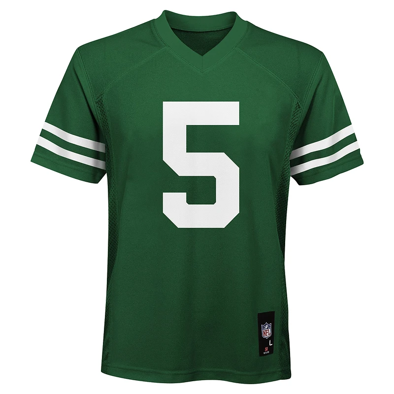 Preschool Garrett Wilson Legend Green New York Jets Replica Player Jersey
