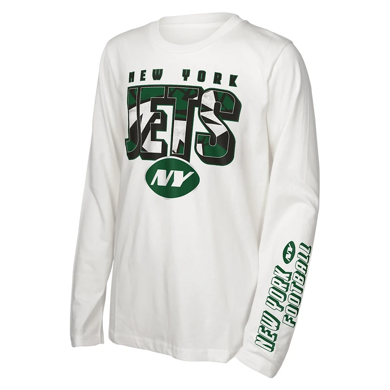 Ensemble de t-shirts the Mix pour enfants d'âge préscolaire avec les Jets New York