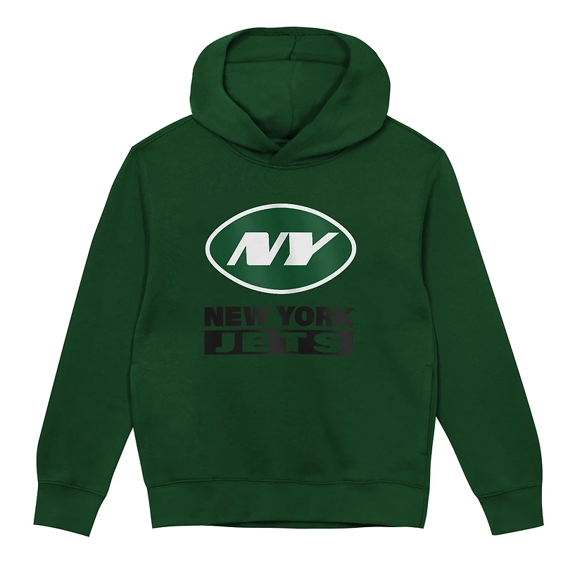 Sweat à capuche vert New York Jets Back to Basics pour enfants d'âge préscolaire