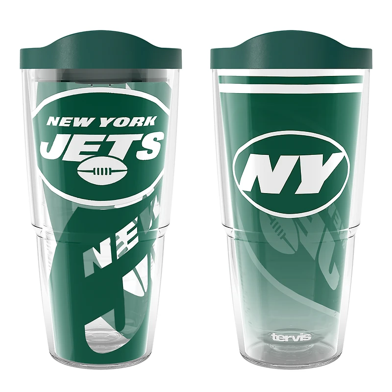 Tervis New York Jets 24oz NFL 2 PACK Genuine & Forever Fan