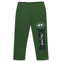 Toddler Green New York Jets Coin Toss Pullover Fleece Hoodie & Pants Set