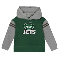 Ensemble deux pièces pour tout-petits avec haut à capuche manches longues et leggings New York Jets Club House