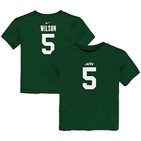 T-shirt Nike pour tout-petit avec nom et numéro de joueur Garrett Wilson des New York Jets vert
