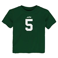 T-shirt Nike pour tout-petit avec nom et numéro de joueur Garrett Wilson des New York Jets vert