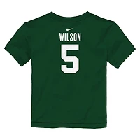T-shirt Nike pour tout-petit avec nom et numéro de joueur Garrett Wilson des New York Jets vert