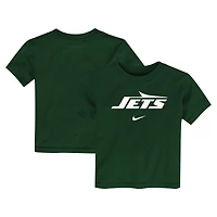 T-shirt Nike vert pour tout-petit avec logo principal des New York Jets