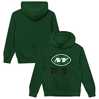 Sweat à capuche vert New York Jets pour tout-petits Outerstuff Back to Basics