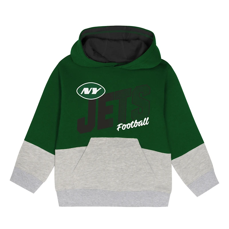 Toddler Outerstuff Green New York Jets Lineman Fleece Hoodie & Pants Set