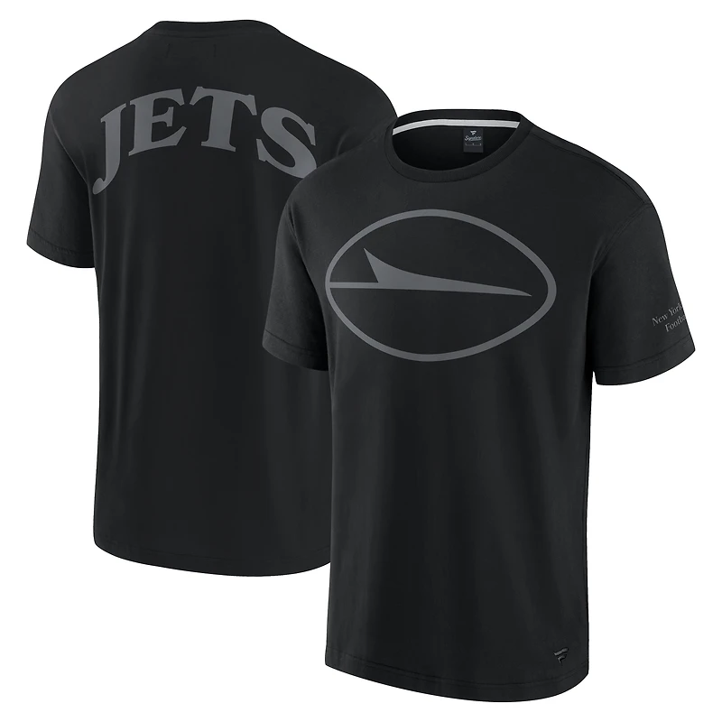 Unisex Fanatics  Black New York Jets Elements Iconic T-Shirt