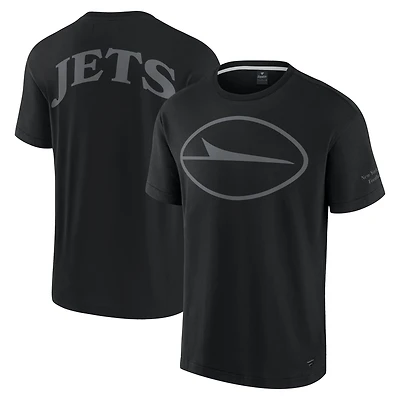 Unisex Fanatics  Black New York Jets Elements Iconic T-Shirt