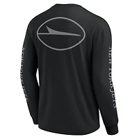 Unisex Fanatics Black New York Jets Elements Strive Long Sleeve T-Shirt