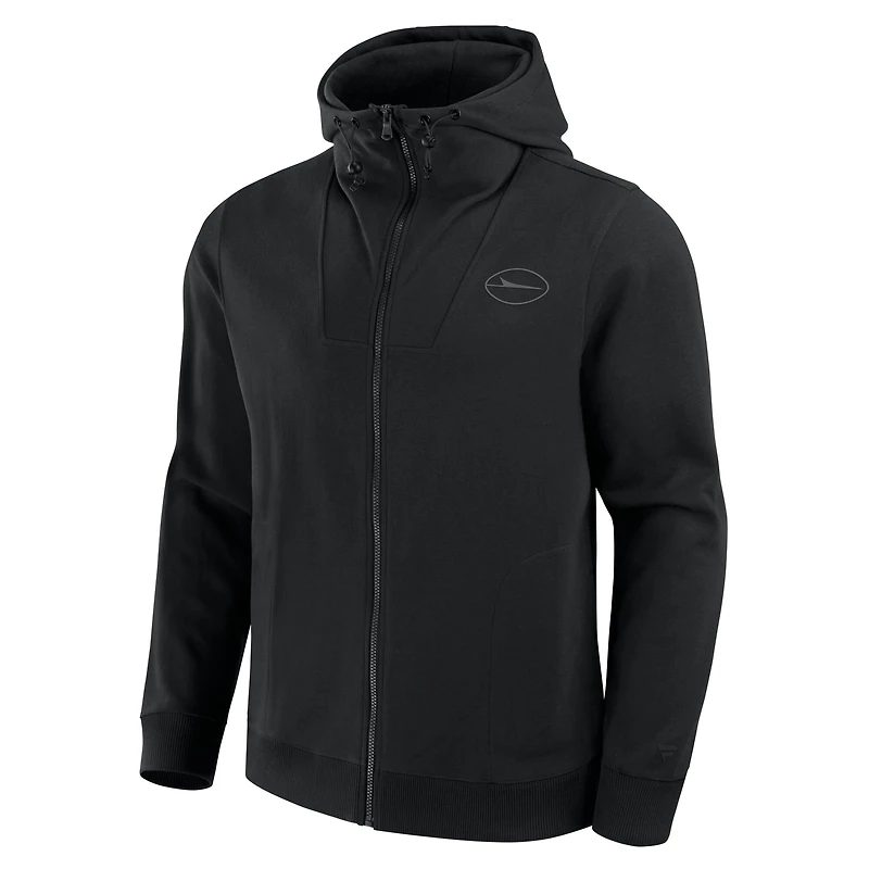 Unisex Fanatics  Black New York Jets Front Office Full-Zip Hoodie