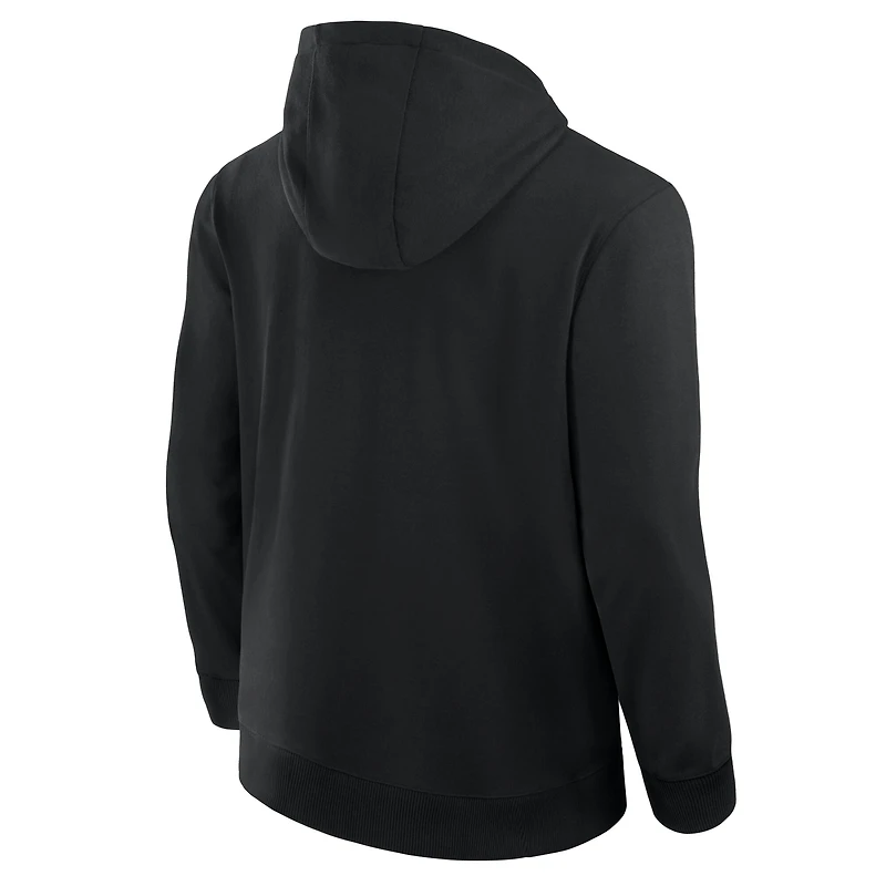 Unisex Fanatics  Black New York Jets Front Office Full-Zip Hoodie