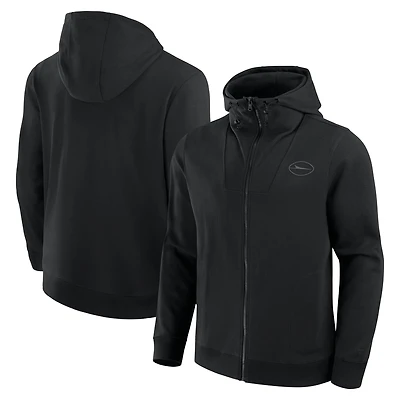 Unisex Fanatics  Black New York Jets Front Office Full-Zip Hoodie