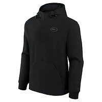 Unisex Fanatics Black New York Jets Front Office Tonal Tri-Blend Pullover Hoodie