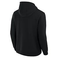Unisex Fanatics Black New York Jets Front Office Tonal Tri-Blend Pullover Hoodie