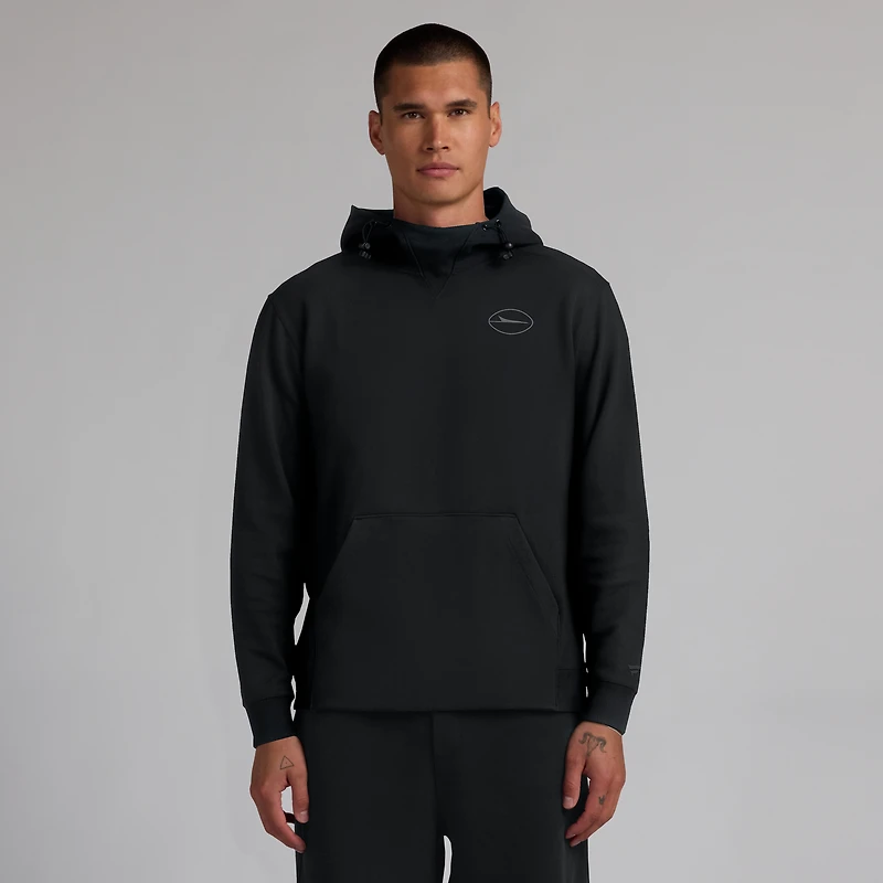 Unisex Fanatics Black New York Jets Front Office Tonal Tri-Blend Pullover Hoodie