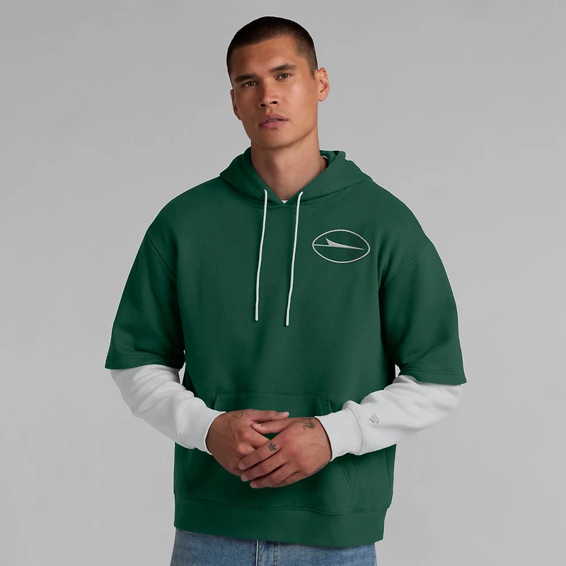 Unisex Fanatics Green New York Jets Sleek Elements Pullover Hoodie
