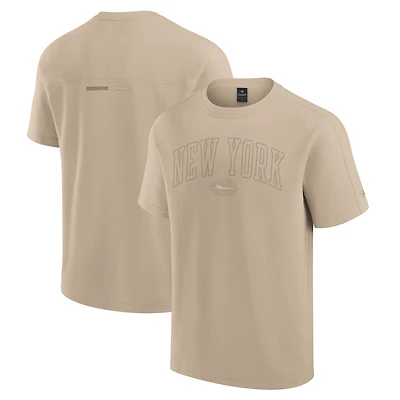 T-shirt unisexe Fanatics kaki New York Jets Elements Heavyweight triple mélange