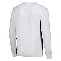 Sweat-shirt à col rond unisexe Hommage blanc New York Jets Crest Tri-Blend Crewneck