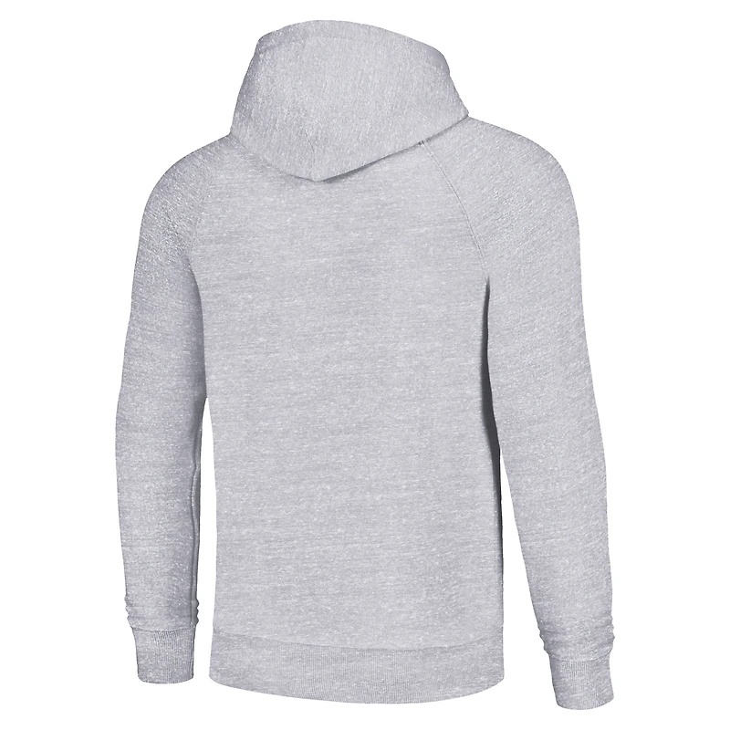 Unisex Homage  White New York Jets Grateful Dead Tri-Blend Pullover Hoodie