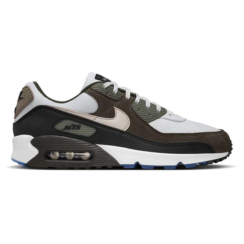 Chaussures Nike Air Max 90 unisexes blanches New York Jets Collection 2025 Rivalries