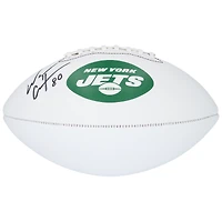 Ballon de football Franklin White Panel autographié par Wayne Chrebet, New York Jets