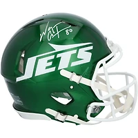 Casque Riddell 2024 Speed ​​authentique autographié par Wayne Chrebet des New York Jets