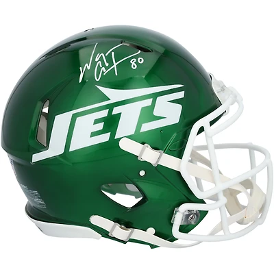 Casque Riddell 2024 Speed ​​authentique autographié par Wayne Chrebet des New York Jets