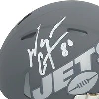 Mini-casque Riddell Slate Speed ​​autographié par Wayne Chrebet des New York Jets