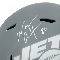 Réplique du casque Riddell Slate Speed ​​autographié par Wayne Chrebet des New York Jets