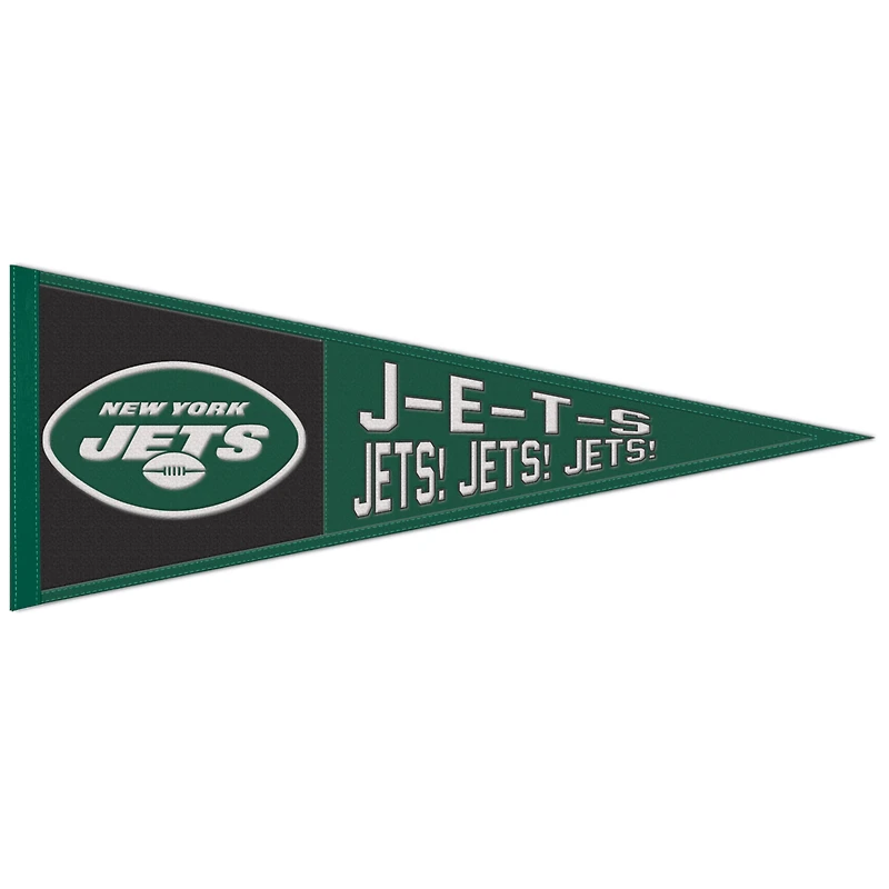 WinCraft New York Jets 13'' x 32'' Slogan - Fanion