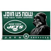 WinCraft New York Jets 3' x 5' Star Wars Deluxe - Drapeau simple face