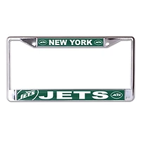 Cadre de plaque d'immatriculation en métal découpé au laser WinCraft New York Jets