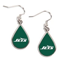 WinCraft New York Jets Tear Drop Earrings